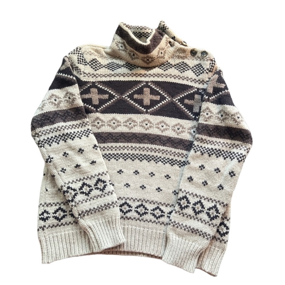 Lauren Ralph Lauren Fair Isle Mockneck Sweater